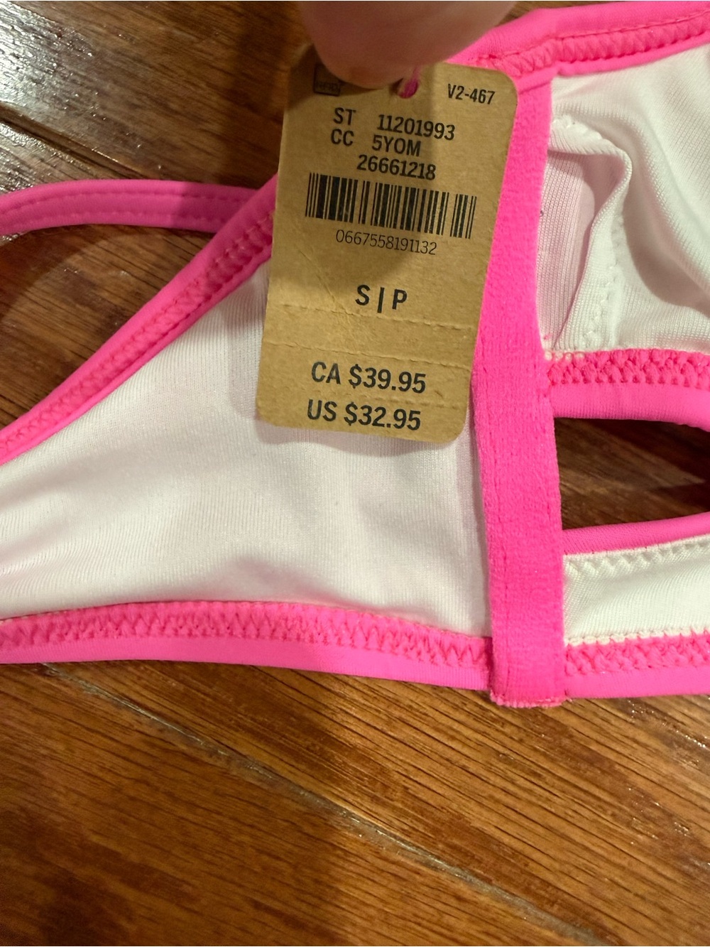Victoria's Secret PINK Cross-Front Body Wrap Bikini Top - Picture 4 of 4